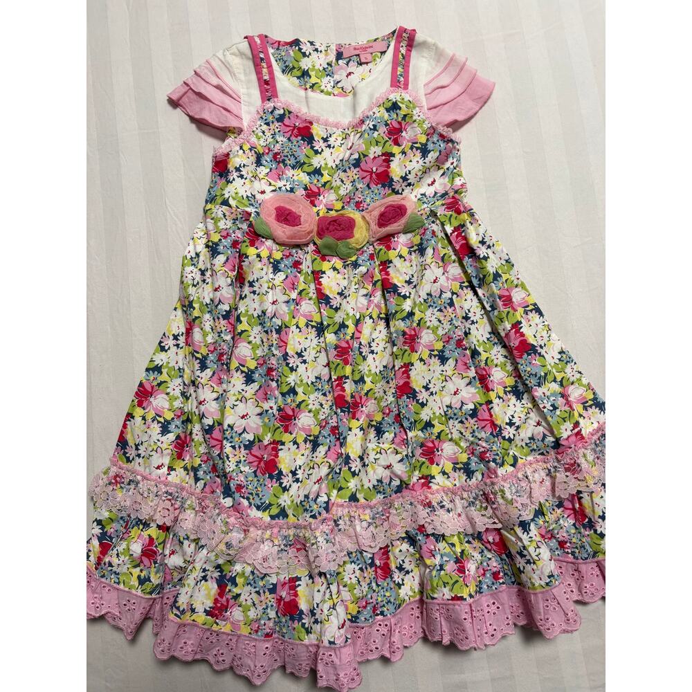 Beetlejuice London floral girls dress SZ 5